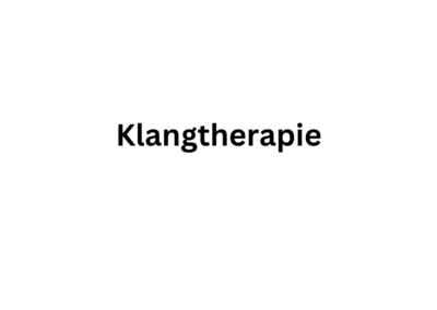 Klangtherapie